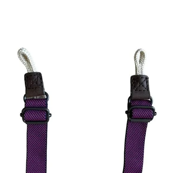 Boys  Purple Solid Fabric Suspenders Braces Y-Back Sz 5T #1617 - Picture 5 of 8